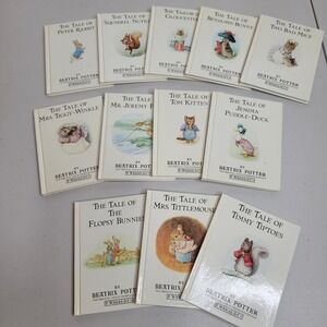 Vintage Beatrix Potter ~ Peter Rabbit Library 12 Book Collection